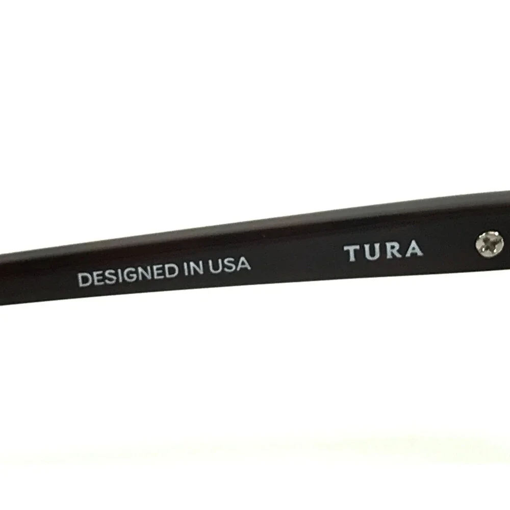 Tura Eyeglasses Frames MOD.R536 BRN Polished Havana Gold Crystals 51-16-130